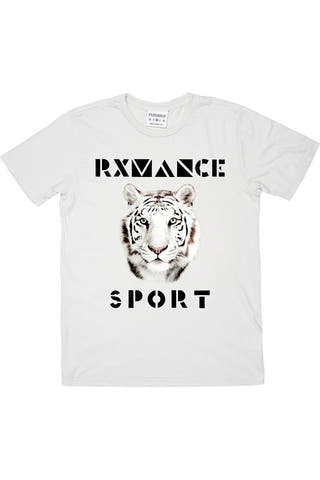 Rxmance Unisex White Sand 'Tiger' Tee