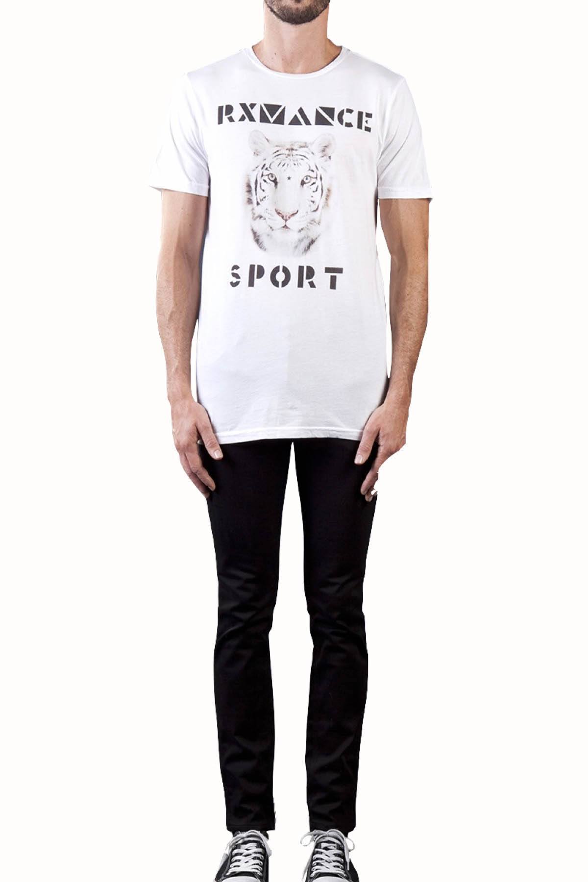 Rxmance Unisex White Sand 'Tiger' Tee