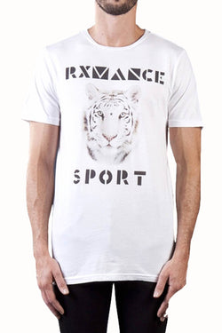 Rxmance Unisex White Sand 'Tiger' Tee thumbnail 2