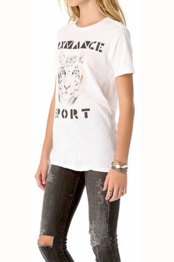 Rxmance Unisex White Sand 'Tiger' Tee thumbnail 4