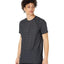 SAXX Black Heather Hot Shot Crew Short Sleeve Short