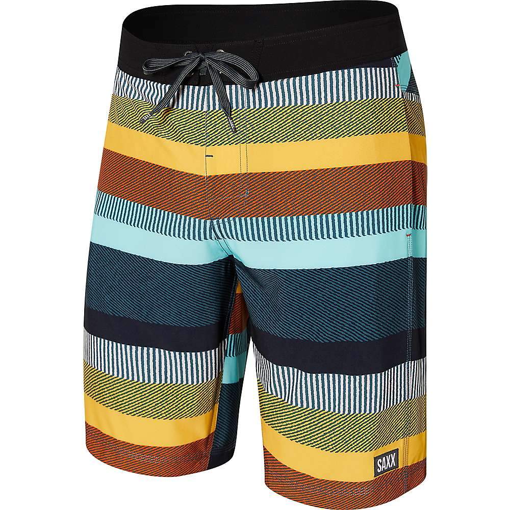 SAXX Blanket Stripe Betawave 2N1 Boardie 19 Long Shorts Swim Pouch