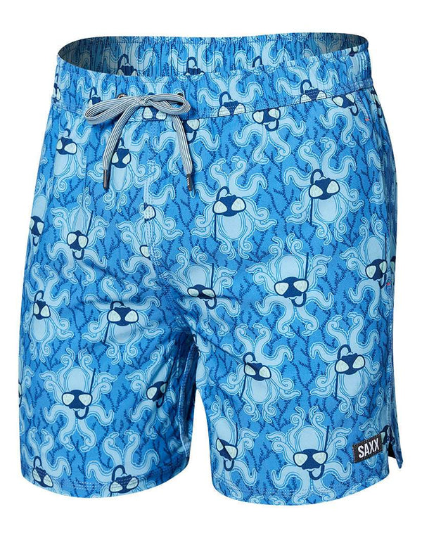 SAXX Blue Oh Buoy 2N1 Volley 5" Swim Short