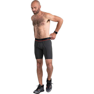 SAXX Grey Kinetic HD Long Leg Boxer Brief