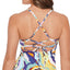 Salt + Cove Salt + Cove Juniors' Zebra-print Cross-back Tankini Top Multi Zebra