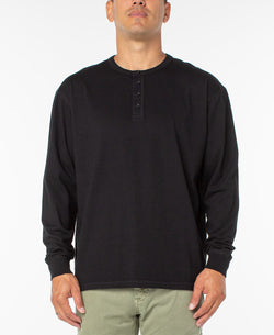 Sanctuary Henley T-shirt Black thumbnail 1