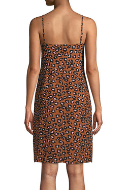 Sanctuary Leopard Print Slip Dress in New Earth thumbnail 2