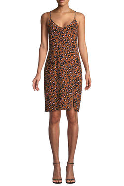 Sanctuary Leopard Print Slip Dress in New Earth thumbnail 3