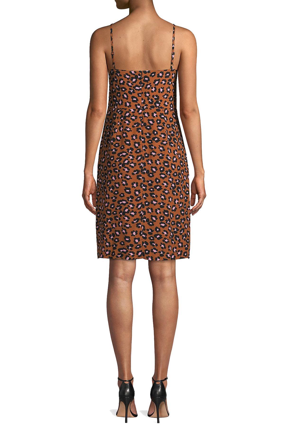 Sanctuary Leopard Print Slip Dress in New Earth