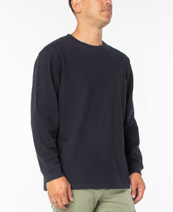 Sanctuary Long-sleeve Pocket T-shirt Evening Blue thumbnail 3