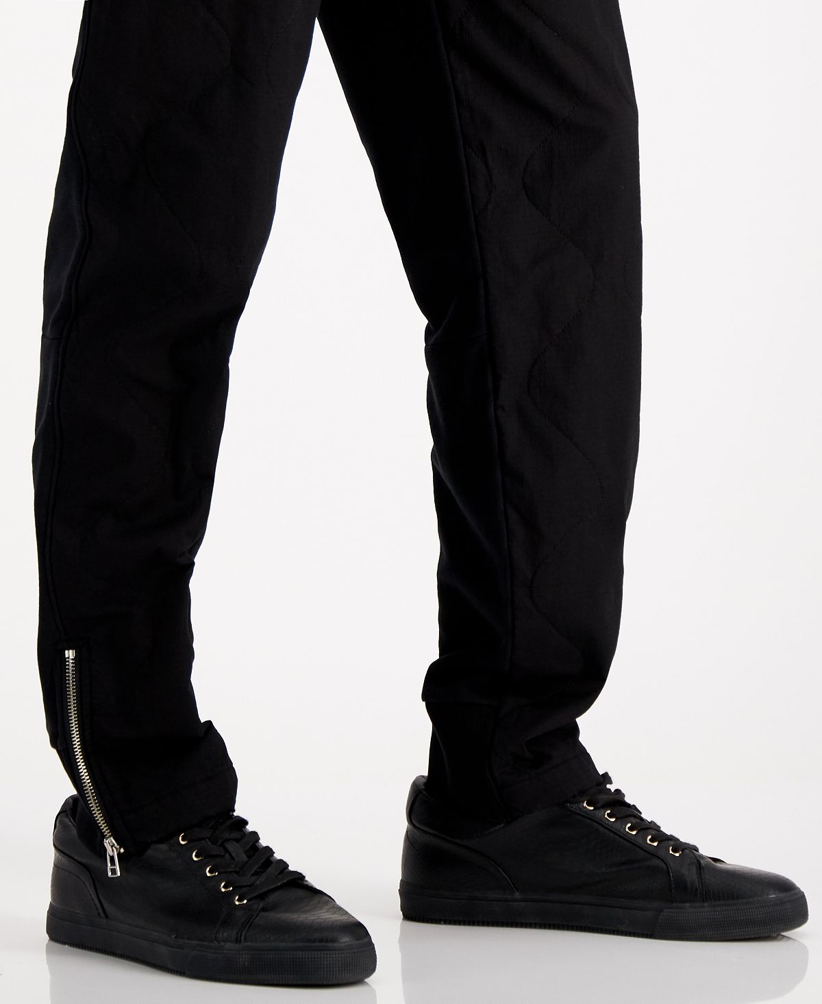 Sanctuary Quilted Ripstop Pants Black