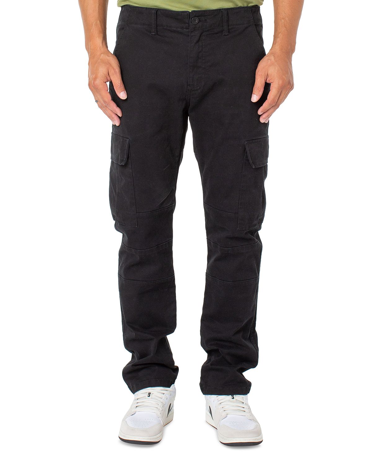 Sanctuary Satin Cotton Twill Pants Black