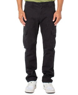 Sanctuary Satin Cotton Twill Pants Black thumbnail 1
