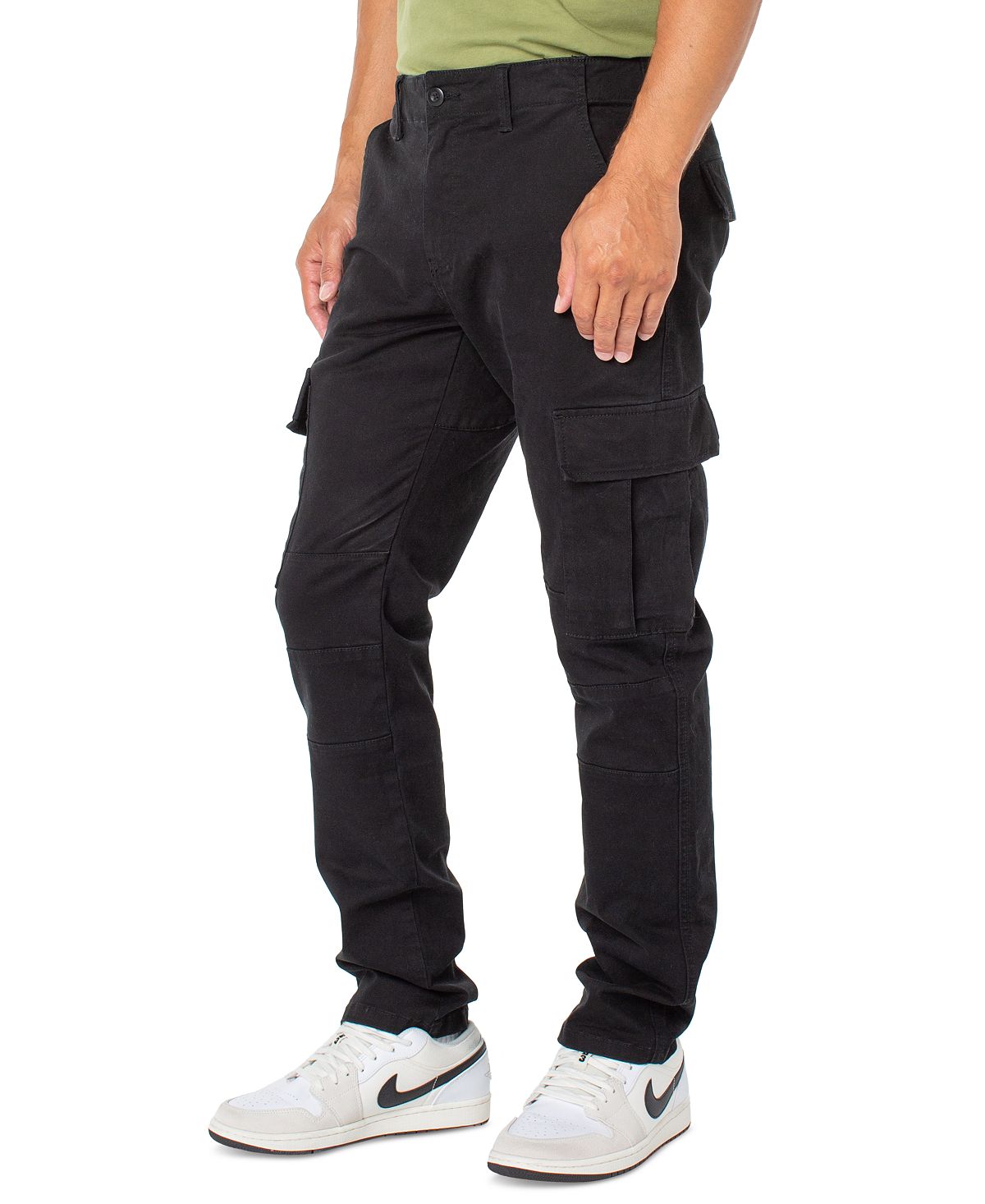Sanctuary Satin Cotton Twill Pants Black