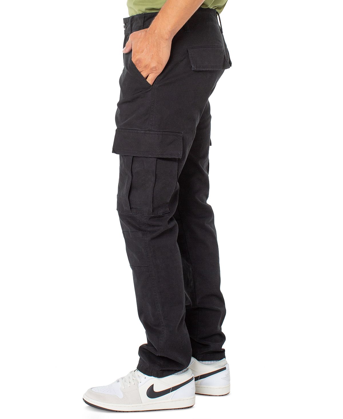 Sanctuary Satin Cotton Twill Pants Black