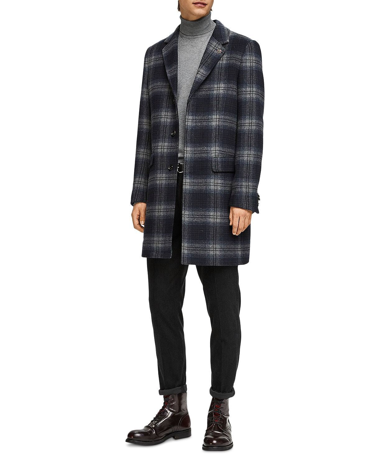 Scotch & Soda Classic Fit Single-breasted Coat Combo A