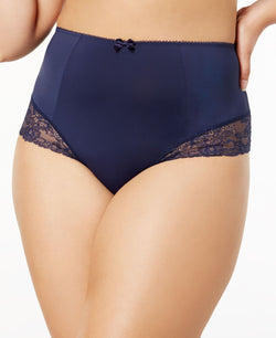 Sculptresse By Panache Sasha Lace-trim Microfiber Brief 9502 Ink thumbnail 1