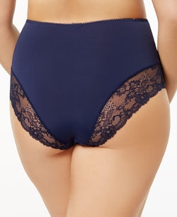 Sculptresse By Panache Sasha Lace-trim Microfiber Brief 9502 Ink thumbnail 2