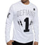 Sean John Long-sleeve Defiant 1 Graphic T-shirt Bright White