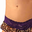Seven 'Til Midnight Purple Lace Leopard Thong