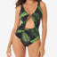 Skinny Dippers Fuji Ninj Reversible Tummy Control Cut-out One Piece Swimsuit Black Multi