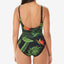 Skinny Dippers Fuji Ninj Reversible Tummy Control Cut-out One Piece Swimsuit Black Multi