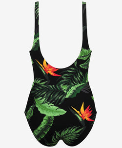 Skinny Dippers Fuji Ninj Reversible Tummy Control Cut-out One Piece Swimsuit Black Multi thumbnail 4