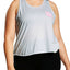 Soffe PLUS Cloud-Blue 'Living the Dream' Graphic Racerback Tank