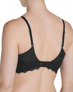 Spanx undie-tectablelightly Lined Underwire Demi T-shirt Bra Very Black thumbnail 2