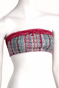Spreegirl Grey Arts and Crafts Bandeau Bra thumbnail 2
