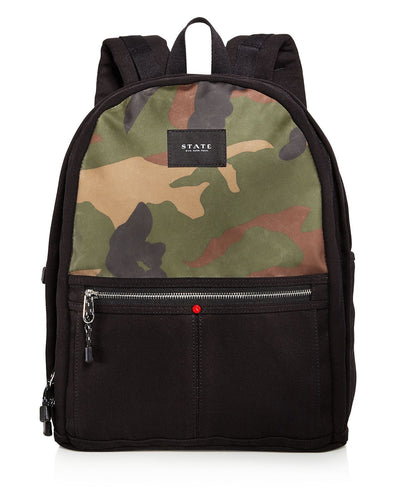 State Nevins Camouflage Backpack Camo/Black