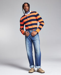 Sun + Stone Ouigi Theodore Sun + Stone Relaxed Fit Jeans Dark Wash thumbnail 1