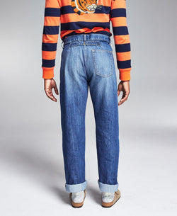 Sun + Stone Ouigi Theodore Sun + Stone Relaxed Fit Jeans Dark Wash thumbnail 4