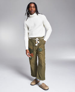 Sun + Stone Ouigi Theodore Sun + Stone Utility Pants New Olive thumbnail 1