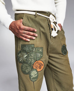 Sun + Stone Ouigi Theodore Sun + Stone Utility Pants New Olive thumbnail 3