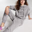 Sun + Stone Sun + Stone Garment-washed Fleece Joggers Light Pewter