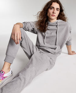 Sun + Stone Sun + Stone Garment-washed Fleece Joggers Light Pewter thumbnail 1