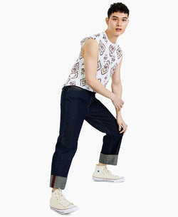 Sun + Stone Sun + Stone Kingsley Loose-fit Patched Jeans Blue Stone Wash thumbnail 1