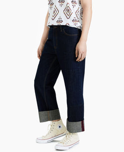 Sun + Stone Sun + Stone Kingsley Loose-fit Patched Jeans Blue Stone Wash thumbnail 3