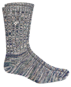 Sun + Stone Sun + Stone Marled Socks Green Navy thumbnail 1