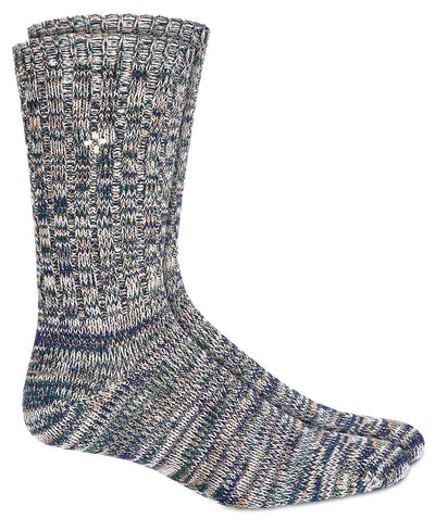 Sun + Stone Sun + Stone Marled Socks Green Navy