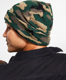 Sun + Stone Sun + Stone Mid-camo Beanie Green Camo thumbnail 2