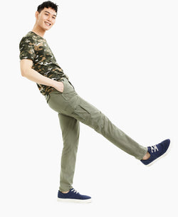 Sun + Stone Sun + Stone Roth Relaxed-fit Stretch Cargo Pants Fatigue thumbnail 2