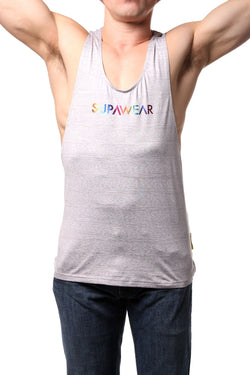 Supawear Light Grey Spectrum Tank thumbnail 3