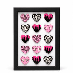 Sweet & Spooky Pink Gothic Heart Shadow Box thumbnail 1