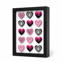 Sweet & Spooky Pink Gothic Heart Shadow Box thumbnail 2