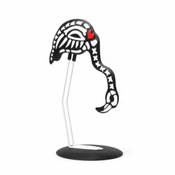Sweetheart Skeleton Flamingo Halloween Tabletop Décor thumbnail 1
