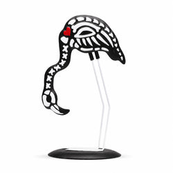 Sweetheart Skeleton Flamingo Halloween Tabletop Décor thumbnail 2