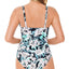 Swim Solutions Plunge Tummy Control One-piece Swimsuit Vintage Bouquet