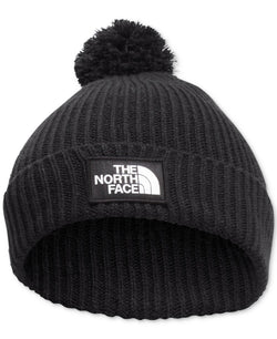 TNF Logo Box Pom Beanie thumbnail 2